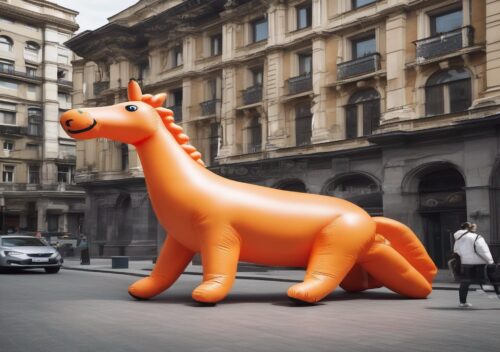 inflatable animals