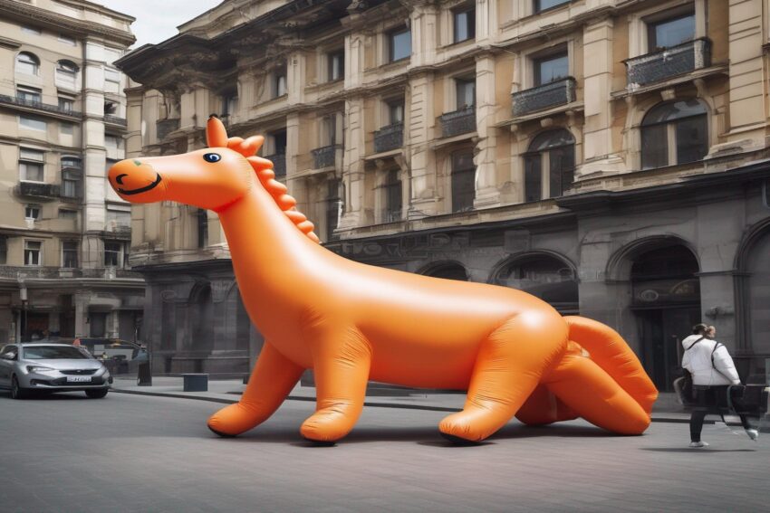 inflatable animals